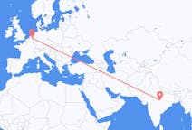 Flyrejser fra Jabalpur, Indien til Eindhoven, Holland