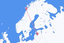 Vols de Riga, Lettonie pour Bodø, Norvège