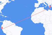 Flyreiser fra Trujillo, Peru til Khania, Hellas