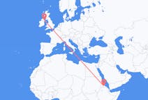 Flights from Asmara to Belfast
