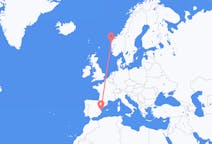 Flights from Florø, Norway to Valencia, Spain