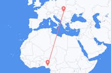 Flyreiser fra Enugu, Nigeria til Debrecen, Ungarn