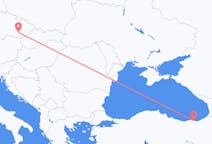 Flyreiser fra Trabzon, til Brno