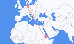 Flüge von Lalibela, Äthiopien nach Erfurt, Deutschland