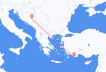 Flyreiser fra Sarajevo, til Kastellorizo