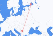 Flyreiser fra Priština, Kosovo til St. Petersburg, Russland