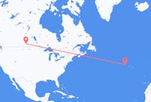 เที่ยวบิน จาก ริไจนา, แคนาดา ไปยัง เกาะฟลอเรส, โปรตุเกส