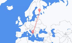 Flights from Savonlinna, Finland to Brindisi, Italy