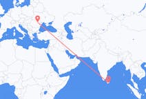 Flug frá Hambantota, Srí Lanka til Bacau, Rúmeníu