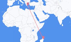 Flyrejser fra Maroantsetra, Madagaskar til Plaka, Grækenland