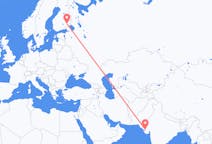 Flights from Kandla, India to Savonlinna, Finland
