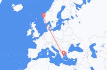 Flights from Bergen to Athens