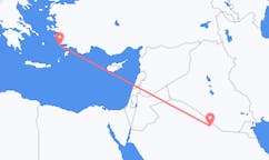 Flyg från Rafha, Saudiarabien till Kos, Grekland