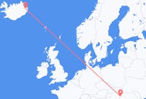 Flights from Egilsstaðir, Iceland to Oradea, Romania