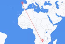 Flyrejser fra Victoria Falls, Zimbabwe til Vigo, Spanien
