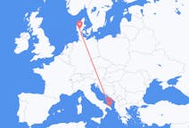 出发地 丹麦出发地 比隆目的地 意大利布林迪西的航班