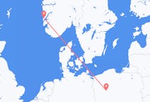 Flights from Stord, Norway to Poznań, Poland