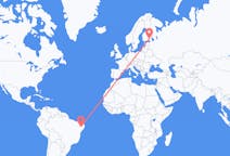 Flights from Serra Talhada, Brazil to Lappeenranta, Finland