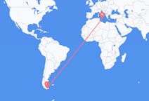 Flyg från Ushuaia, Argentina till Malta (kommun), Argentina
