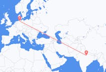 Flyrejser fra Kanpur, Indien til Hamborg, Tyskland