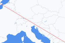 Flyreiser fra Alexandroupolis, Hellas til London, England
