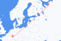 Fly fra Arkhangelsk til Strasbourg