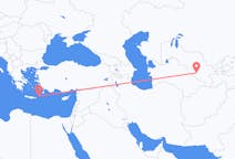 Flights from Bukhara, Uzbekistan to Kasos, Greece