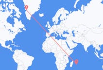 Flyrejser fra Mauritius til Ilulissat