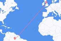 Flights from Manaus, Brazil to Manchester, England