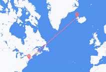 Flights from New York, the United States to Ísafjörður, Iceland
