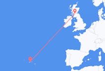 Flights from São Jorge Island, Portugal to Glasgow, the United Kingdom