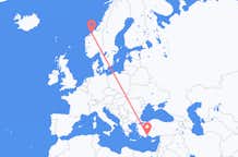 Flights from Kristiansund to Antalya