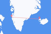 Flights from Ísafjörður, Iceland to Sisimiut, Greenland