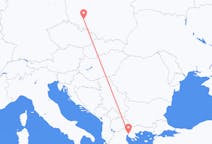 Flights from Thessaloniki in Greece to Wrocław in Poland