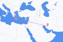 Flyreiser fra Shiraz, Iran til Khania, Hellas