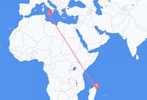 Flyg från Île Sainte-Marie, Madagaskar till Malta (kommun), Malta