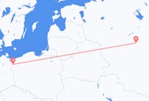 Flyg från Moskva, Ryssland till Szczecin, Polen