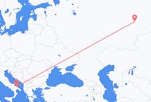 Flyrejser fra Jekaterinburg, Rusland til Bari, Italien