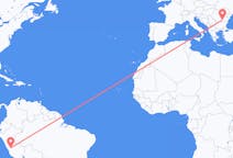 Flyreiser fra Jauja, Peru til București, Romania