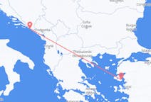 Flug frá Dubrovnik, Króatíu til Mytilene, Grikklandi