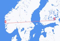 Fly fra Bergen til Villmanstrand