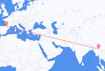 Flights from Lashio, Myanmar (Burma) to Pau, Pyrénées-Atlantiques, France