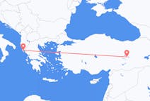 出发地 土耳其从 埃拉泽目的地 希腊克基拉市的航班