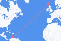 Flyrejser fra Maracaibo, Venezuela til Stornoway, Skotland