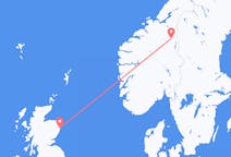 Flights from Røros, Norway to Aberdeen, the United Kingdom