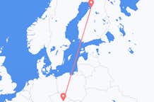 Flyreiser fra Uleåborg, Finland til Brno, Tsjekkia