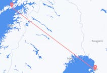 Flüge von der Stadt Svolvær in die Stadt Oulu