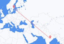 Flyg från Raipur, Indien till Stockholm, Sverige