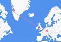 Flights from Kangerlussuaq to Memmingen