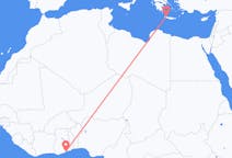 Flyg från Accra, Ghana till Chania, Grekland